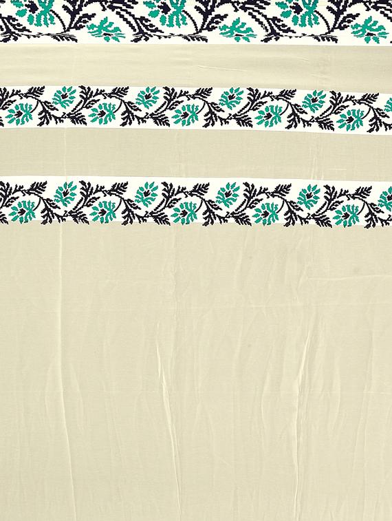 Floral printed saree with blouse - 16282692 - Zoom Image - 4