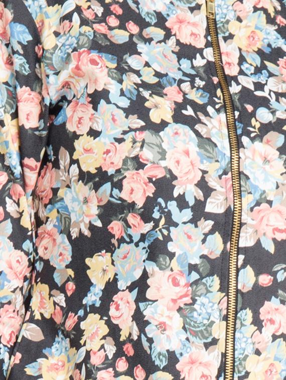 floral zip up summer jacket - 16282864 - Zoom Image - 4