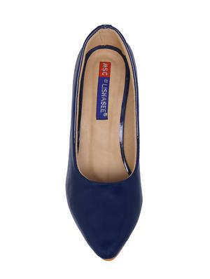 blue slip on pumps - 16285077 - Standard Image - 4