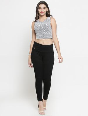 high rise solid jeggings - 16286358 - Standard Image - 4