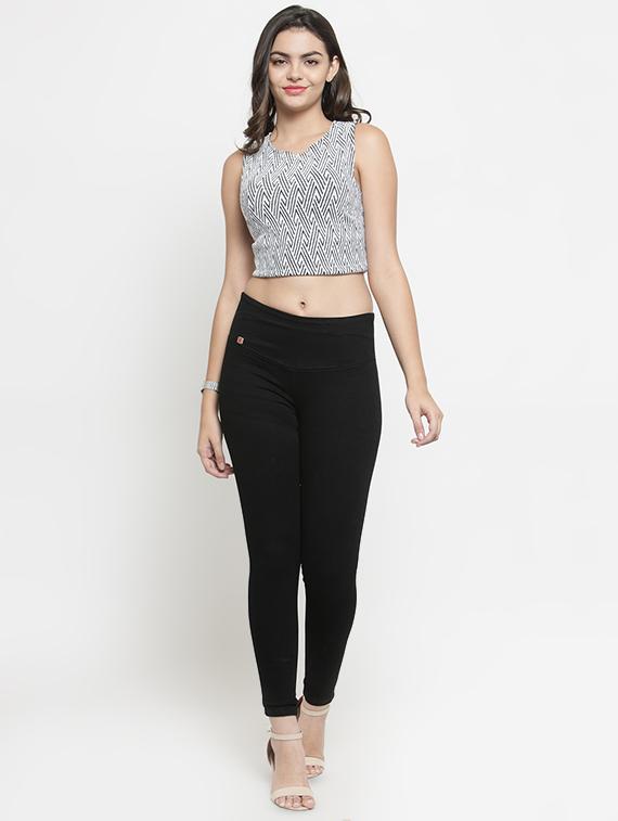 high rise solid jeggings - 16286358 - Zoom Image - 4