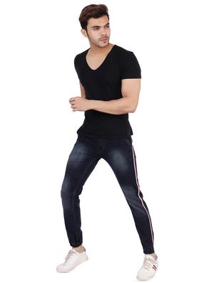 blue denim jogger - 16286419 - Standard Image - 4