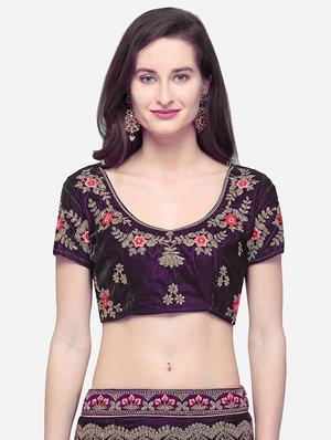 embroidered flared lehenga - 16287466 - Standard Image - 4
