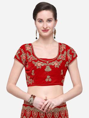 embroidered flared lehenga - 16287468 - Standard Image - 4
