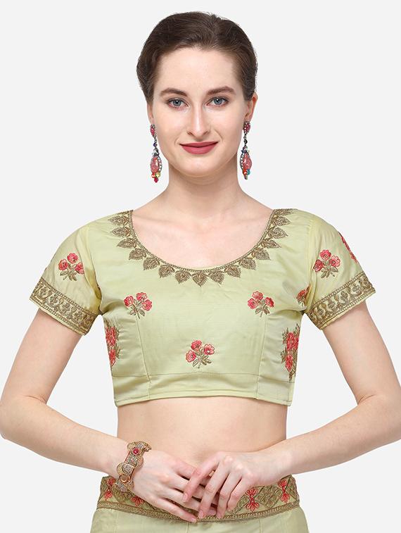 embroidered flared lehenga - 16287472 - Zoom Image - 4