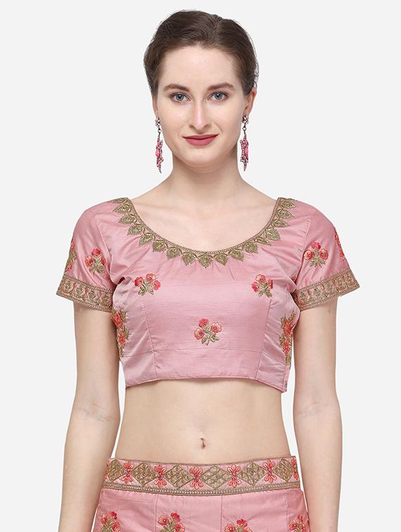 embroidered flared lehenga - 16287473 - Zoom Image - 4
