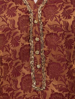 floral a-line kurta - 16288298 - Standard Image - 4