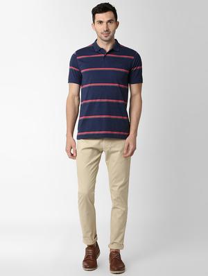 beige solid chinos - 16289272 - Standard Image - 4
