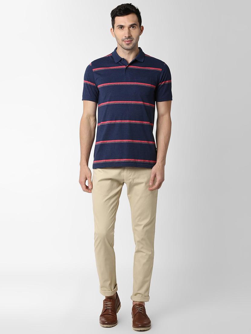 beige solid chinos - 16289272 - Zoom Image - 4