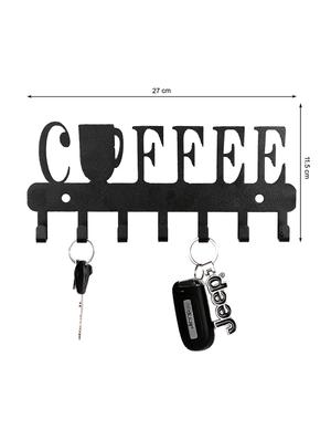 Sehaz Artworks Metel Wall Hooks for keys | 7 Hook Cappuccino Wall Rack Holder for Kitchen Utensil | Hat Rack - 16289592 - Standard Image - 4
