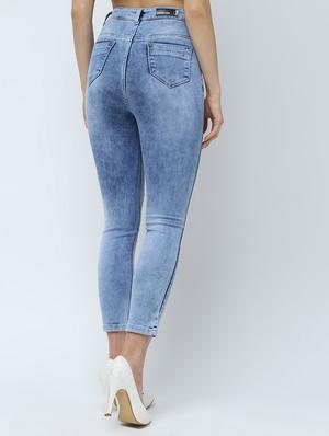 high rise stone washed jeans - 16289700 - Standard Image - 4