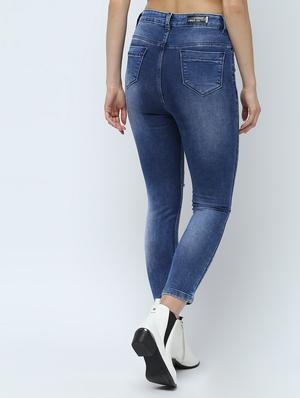 high rise stone washed jeans - 16289701 - Standard Image - 4