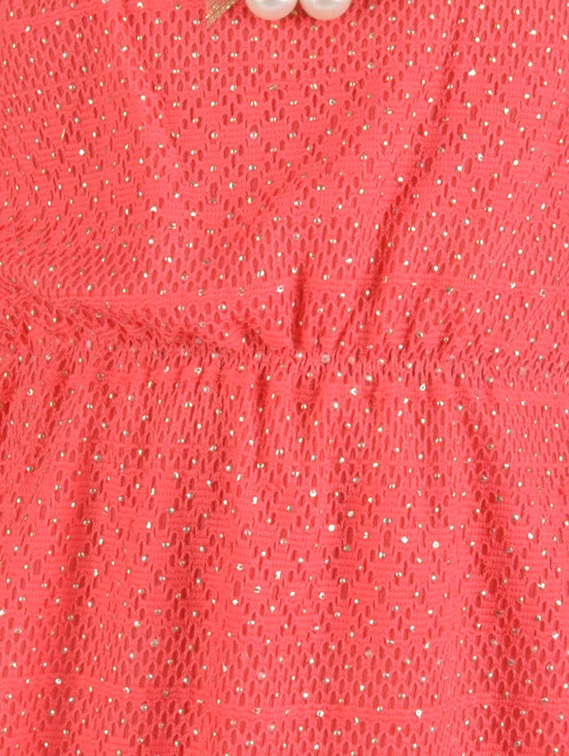 red polyester dress - 16290063 - Zoom Image - 4