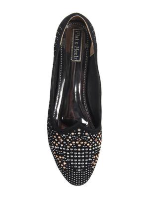 black slip on ballerinas - 16290274 - Standard Image - 4