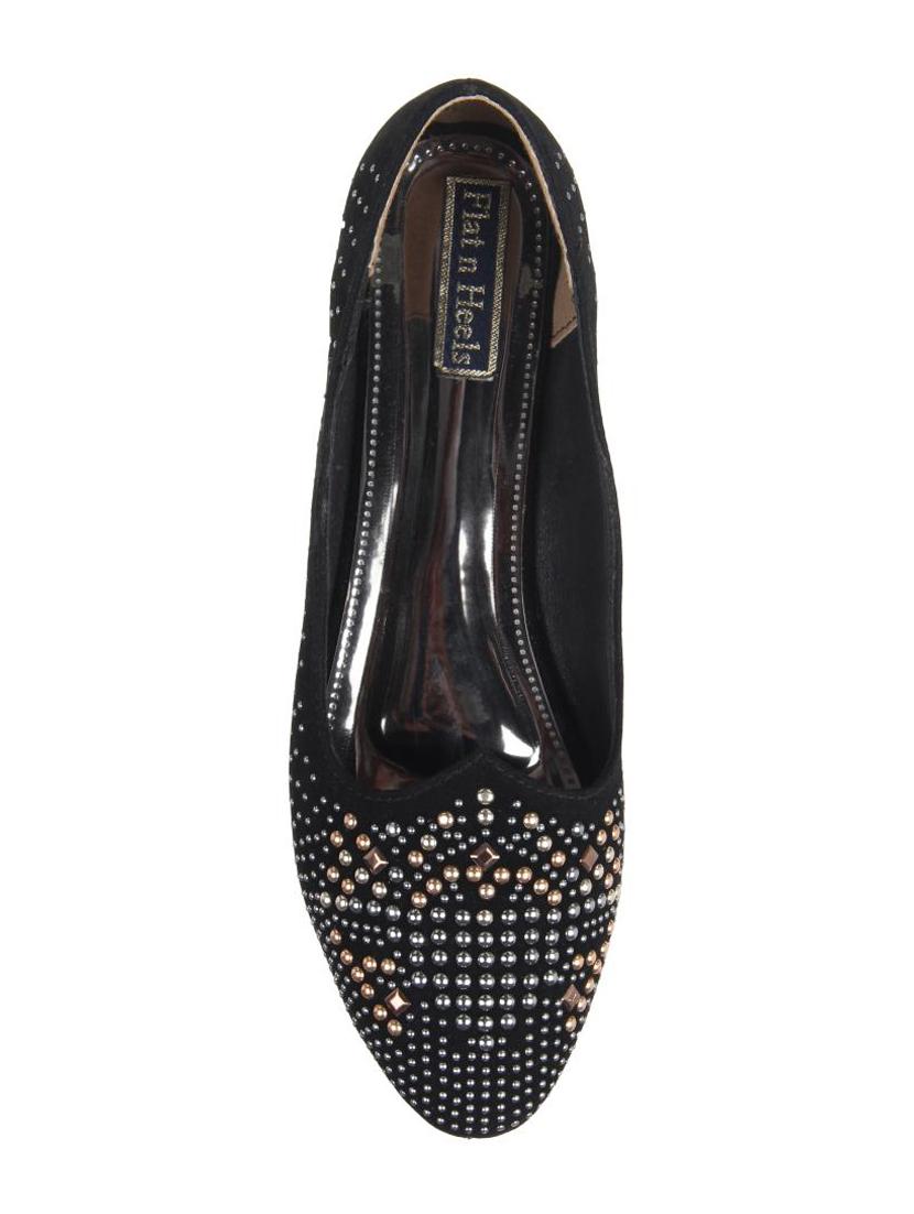 black slip on ballerinas - 16290274 - Zoom Image - 4