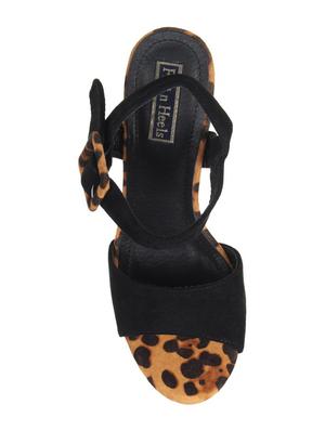 black back strap sandals - 16290303 - Standard Image - 4