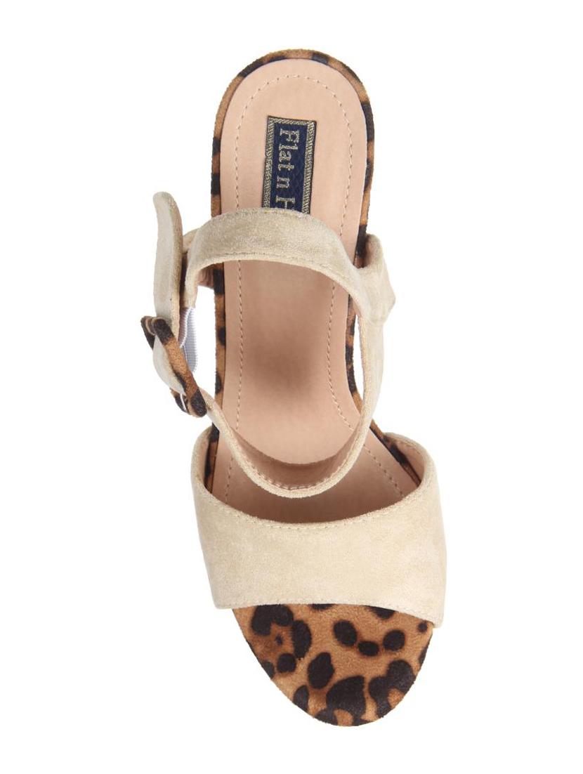 beige back strap sandals - 16290305 - Zoom Image - 4