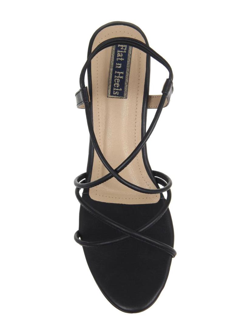 black ankle strap sandals - 16290314 - Zoom Image - 4
