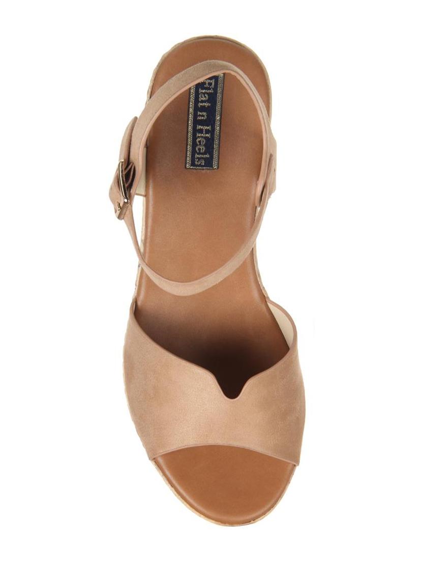 beige back strap wedges - 16290335 - Zoom Image - 4
