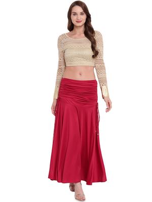 ruched detail drawstring skirt - 16291639 - Standard Image - 4