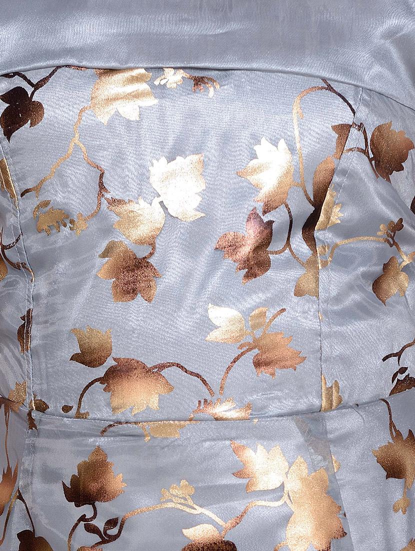 floral printed party gown - 16291902 - Zoom Image - 4