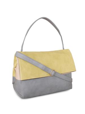 blue leatherette (pu) regular handbag combo - 16292185 - Standard Image - 4