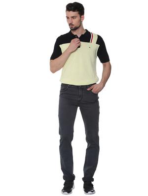 grey cotton plain jeans - 16293544 - Standard Image - 4