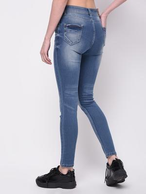 stone washed solid jeans - 16293611 - Standard Image - 4