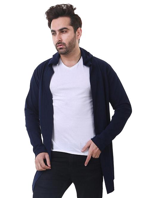 navy blue solid shrug - 16294240 - Very Small Image - 1