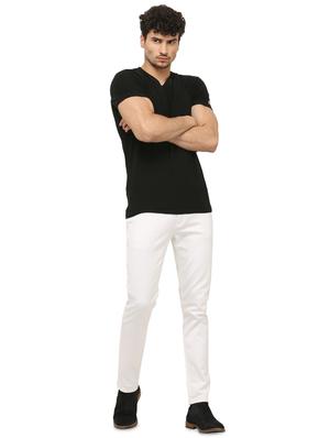 white denim plain jeans - 16295903 - Standard Image - 4