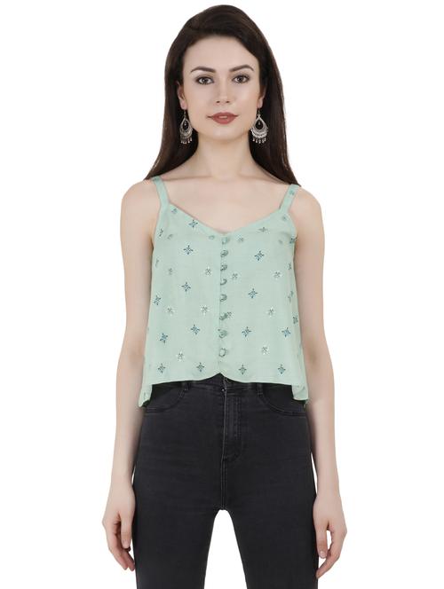 button up cami top - 16297104 - Standard Image - 1