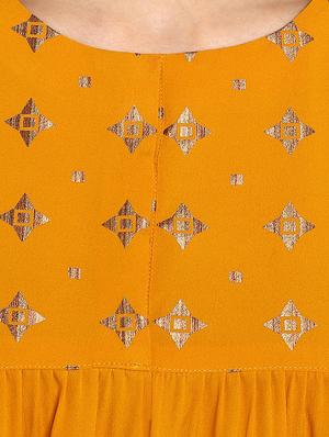 foil printed kurta palazzo set - 16297940 - Standard Image - 4