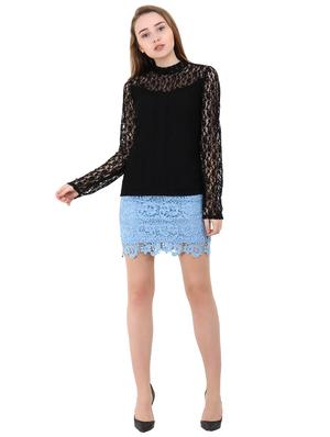 key hole back laced top - 16298281 - Standard Image - 4