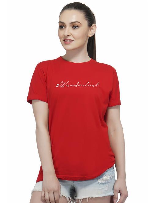 crew neck letter print tee - 16298896 - Standard Image - 1