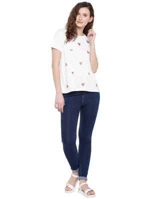 crew neck embellished top - 16299258 - Standard Image - 4