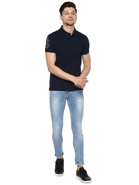 blue light washed jeans - 16300208 - Zoom Image - 4