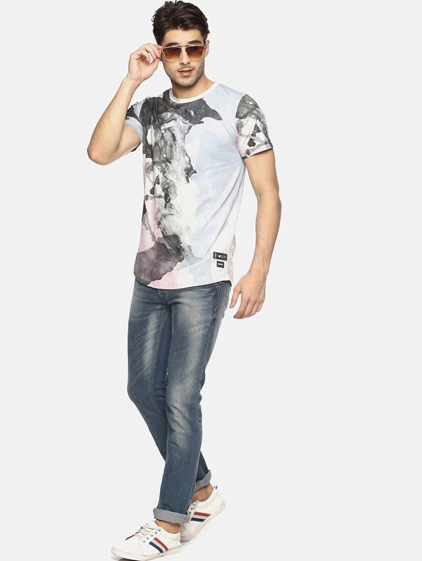 multicolor all over print tshirt - 16303688 - Zoom Image - 4