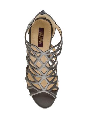 grey gladiators sandals - 16305214 - Standard Image - 4