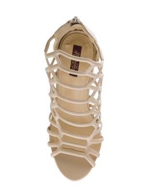 beige gladiators sandals - 16305216 - Standard Image - 4