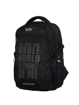 black leatherette (pu) laptop backpack - 16305500 - Standard Image - 4