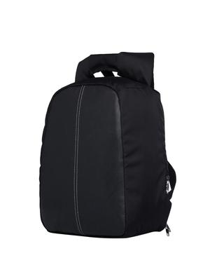 black leatherette (pu) laptop backpack - 16305502 - Standard Image - 4
