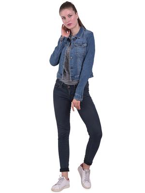 button up denim jacket - 16305548 - Standard Image - 4