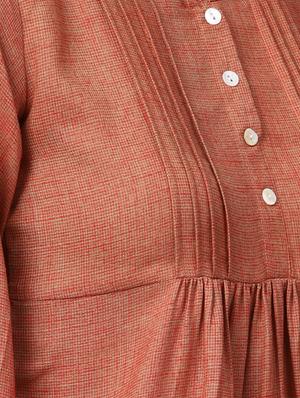 Solid a-line kurti - 16305734 - Standard Image - 4