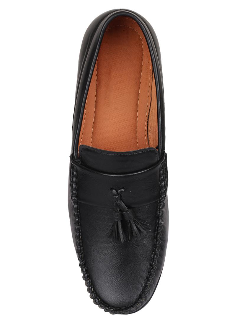 entheronic black slip on loafers - 16306043 - Zoom Image - 4