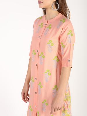 block print kurta palazzo set - 16308011 - Standard Image - 4