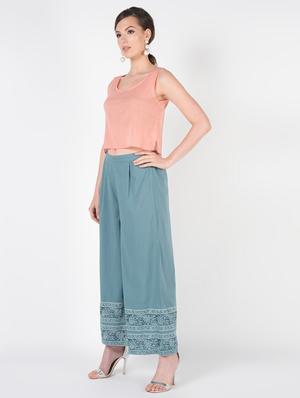 pastel kurta palazzo set - 16308018 - Standard Image - 4