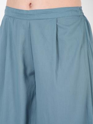 pastel kurta palazzo set - 16308018 - Standard Image - 7