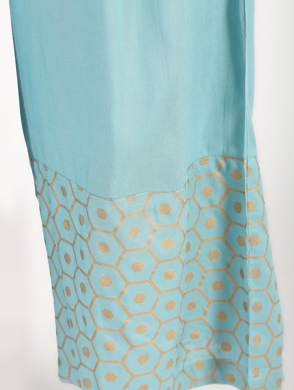 block print kurta palazzo set - 16308019 - Zoom Image - 7