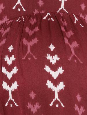 round neck gathered detail maternity dress - 16308786 - Standard Image - 4
