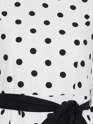 cut out detail tie knot maxi dress - 16308831 - Standard Image - 4